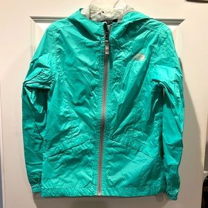 The North Face raincoat for girls